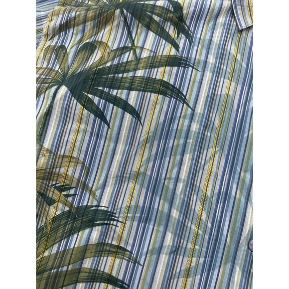 Tommy Bahama Men’s XXL Vintage Fit  100% Cotton Greens Palm Trees - Picture 6 of 8